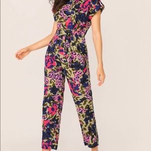 Mixed Print Jumpsuit